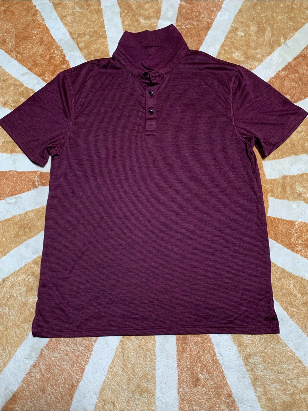 Apt. 9 Men's Plum Heather Performance Polo